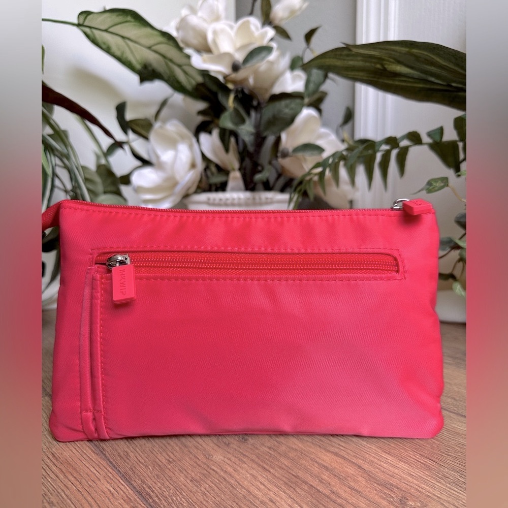 IHKWIP Triple Entry Quilted Summer Punch Orange Crossbody Purse - Picture 3 of 11